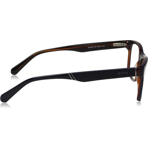 Guess GU 1943 Square Full Rim Designer Glasses, Men's Matte Blue 56-17-145 - Picture 3 of 14